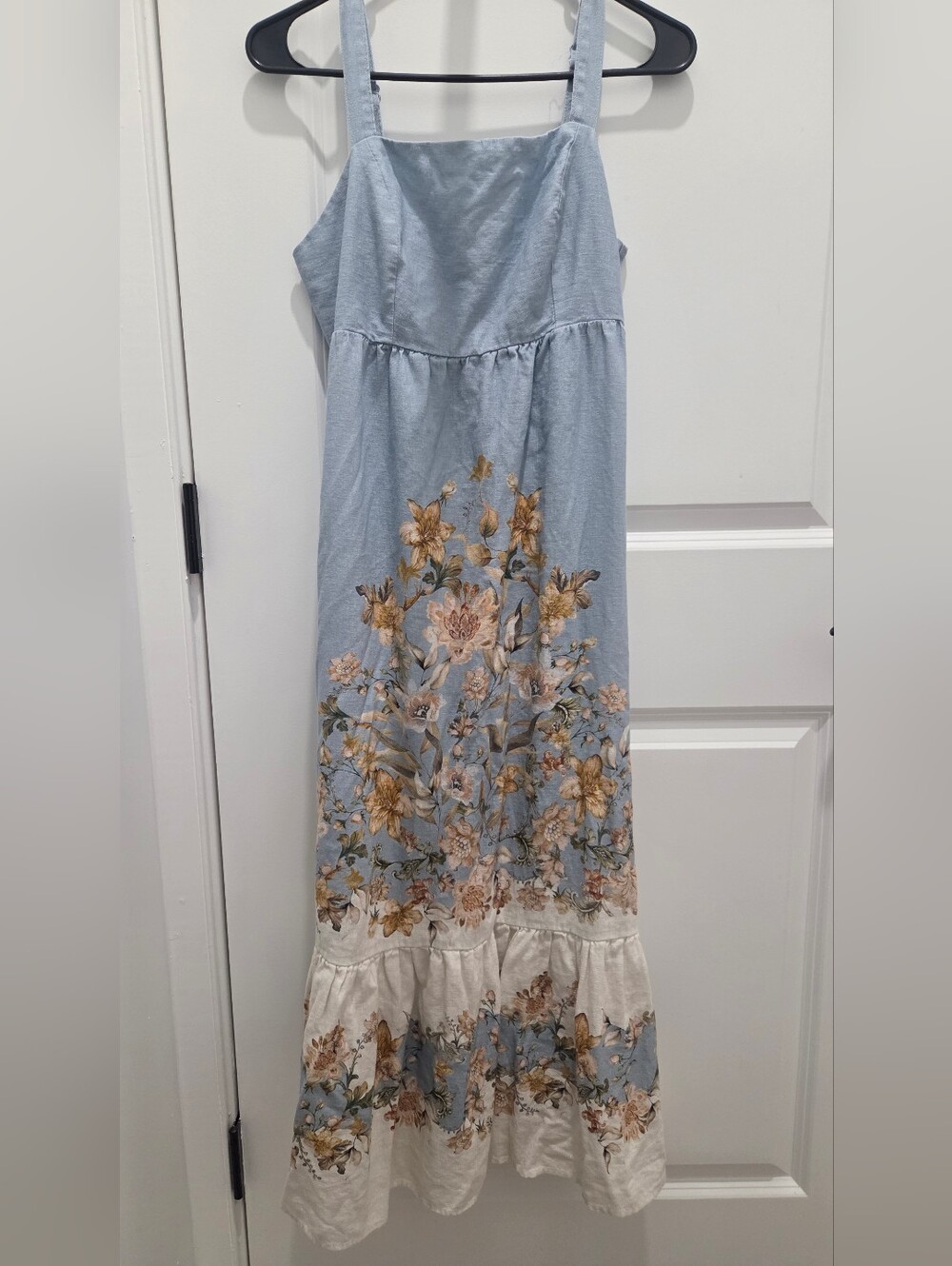 Joie Powder Blue Smocked Top